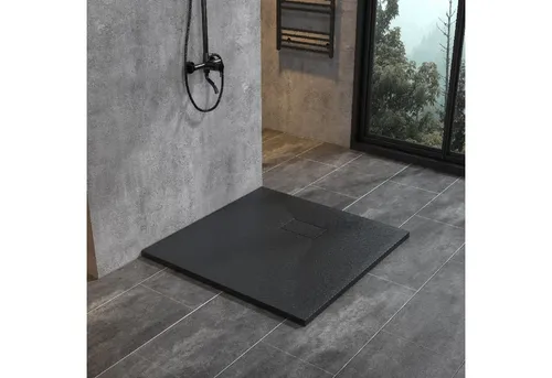 WITEN&NOCK Duschwanne SMC Extraflach, Anti-Rutsch, 80-180cm - Hochwertige Duschwanne aus faserverstärktem Kunststoff mit stabiler Anti-Rutsch-Oberfläche. Ideal für eine begehbare Dusche und pflegeleicht. Verfügbar in verschiedenen Größen für individuelle Anpassungen.