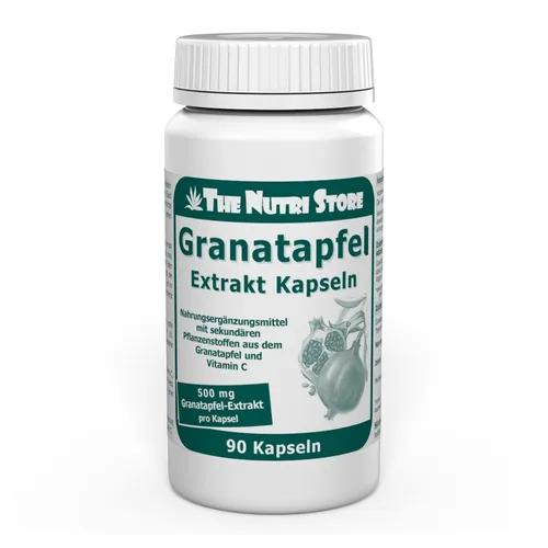 Produktbild Granatapfel Extrakt 500 mg Kapseln
