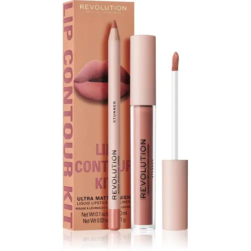 Makeup Revolution London Lip Contour Kit Stunner Lip Gloss und Lip Liner Duo 1ml 1g (49985145)