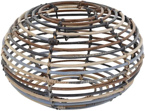 Krines Home Lampenschirm Retro aus Rattan in braun von Krines Home