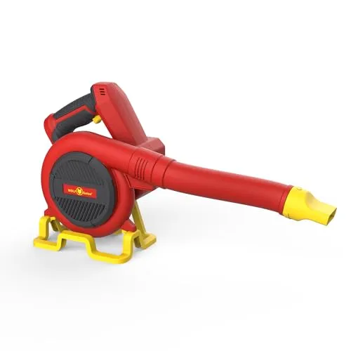 Wolf Garten Laubbläser RP047-W I Spielzeug Batteriebetriebener Laubbläser mit Soundeffekten und Blaskraft I Spielzeug für Kinder ab 3 Jahren