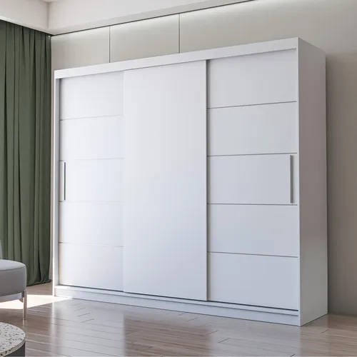 Produktbild imoebel24 Schwebetürenschrank Alba, Weiß, 250x218 cm