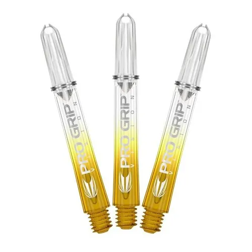 Target ProGrip Vision Shafts, Yellow, 3 Stück im Set, Intermediate, Länge: 41mm