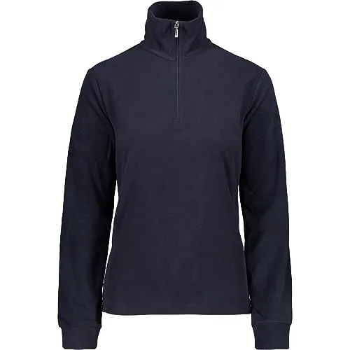CMP Woman Sweat black blue (N950) 40 - Funktionsjacke für Damen, ideal für Skifahren und Outdoor-Aktivitäten. Maximale Wärme und Komfort dank leichtem Arctic Fleece, das schnell trocknet und abriebfest ist.