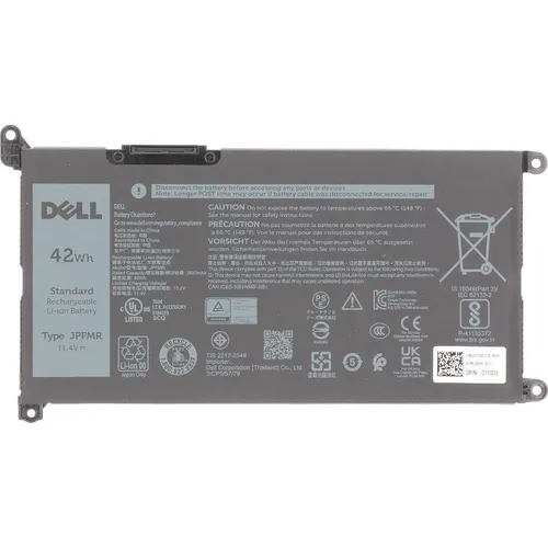 Produktbild Dell 42WHR 3 Cell Lithium Ion Polymer Akku