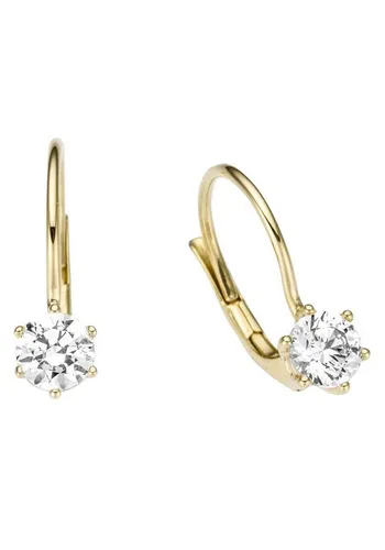 Firetti Paar Ohrhänger Gold 333 mit Zirkonia von Firetti