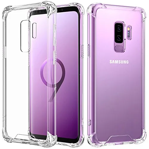 AVANA Hülle für Samsung Galaxy S9 Plus Schutzhülle Case TPU Durchsichtige Schale Cover Kratzfest Handyhülle Klar Bumper Kantenschutz - Transparent