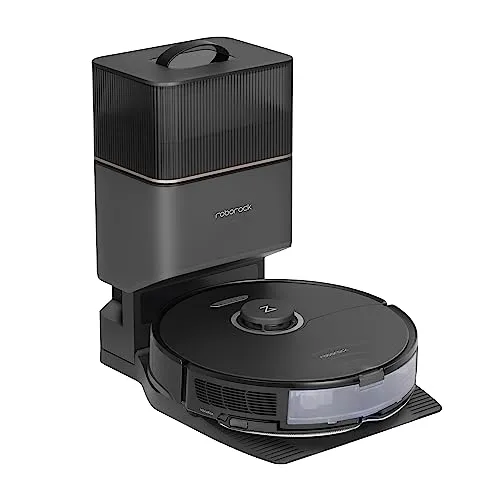 Roborock S8+ Saug- & Wischroboter mit Absaugstation (Saugleistung 6000Pa, 180min Akkulaufzeit, 350ml Staub- / 300ml Wassertank, DuoRoller, Schall-/Auto-Lifting-Wischsystem, App-/Sprachsteuerung)