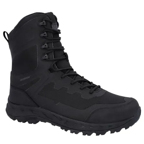 Magnum Arbeitsschuhe Ultima Pro 8.0 SZ WP - Wasserdichte Herren Boots in Schwarz, Größe 46 (13) - Wanderschuhe mit atmungsaktiver Bootie-Membran für trockene Füße und leichtem, strapazierfähigem Design. Ideal für Komfort und Beweglichkeit bei Outdoor-Aktivitäten.