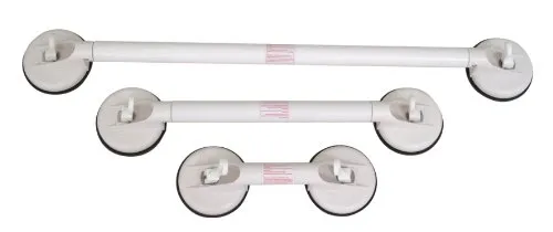 Drive Medical Saughaltegriff Solido 32.5 cm, weiß - Griffstangen für das Bad, belastbar bis 70 kg, leicht und sicher mit nur 0,6 kg Gewicht für mehr Stabilität im Badezimmer.