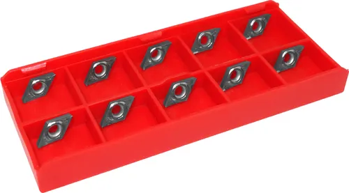 Produktbild PAULIMOT 10 x HM Wendeschneidplatte DCGT070204-AK-A, poliert