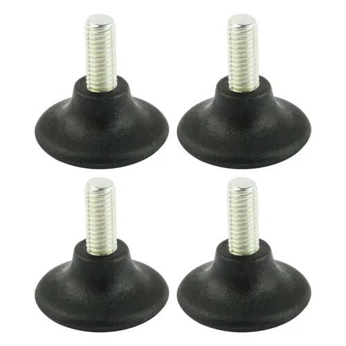 Stk M8 x 20 mm Gewinde 37 mm Kopf Möbel gleiten Ebene Fuß Einstellbar 4