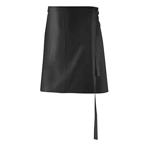 EXNER Vorbinder, Gastro-Schürze, Küchen-Schuerze, Baumwoll-Mischgewebe, B 80 x H 45cm, Farbe schwarz