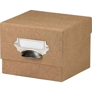 Fotokiste S.O.H.O. Special Line - A6 Aufbewahrungsbox in Hazelnut, robust und ästhetisch für kreative Ordnung