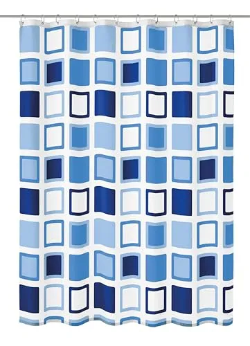 Kleine Wolke Duschvorhang Clipper, 180 x 200 cm, Azur