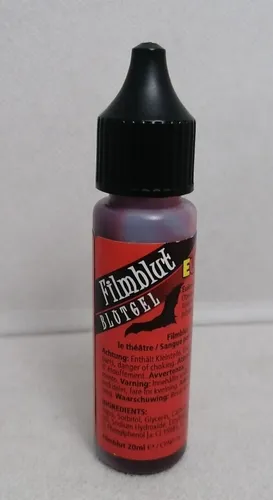 S139 - Eulenspiegel - Theater Blut Blutgel Filmblut Zombieblut 20ml - NEU