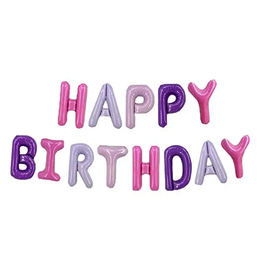 Happy Birthday Folienballon Girlande 40 cm