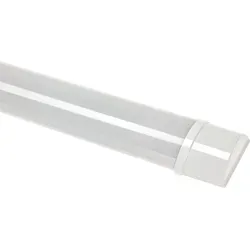 LED Deckenleuchte Viga Weiß 60cm IP20 14W 1700lm warmweiß 3000K 120° - Weiß