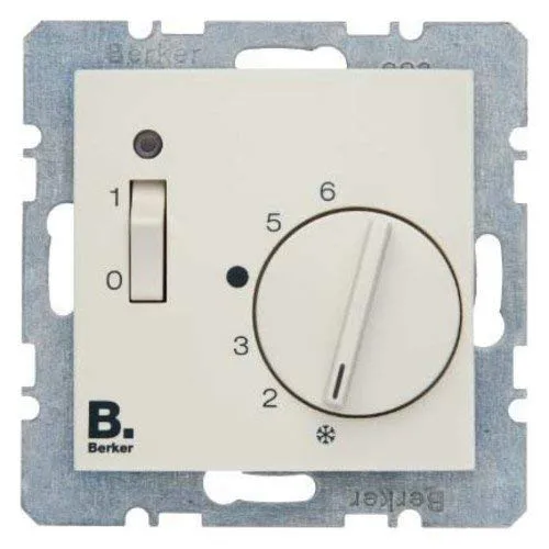 Berker Raumtemperaturregler 20308982 - Zubehör für Klima & Heizen, ideal für präzise Temperaturregelung mit Öffner und Kontroll-LED für einfache Bedienung.