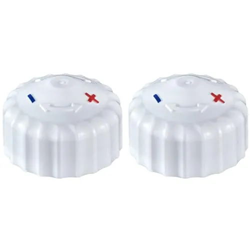 Ventilschutzkappe Handregler Handregulierkappe Bauschutzkappe, M30 x 1,5 (2 x farbig)