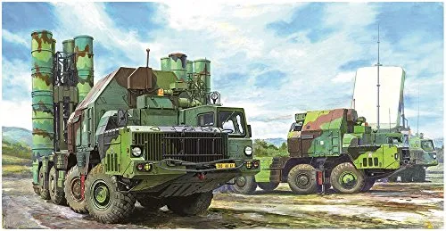 Trumpeter 001038 1/35 48N6E auf 5P85S Tel-S-300PMU SA10 Grumble, Spiel