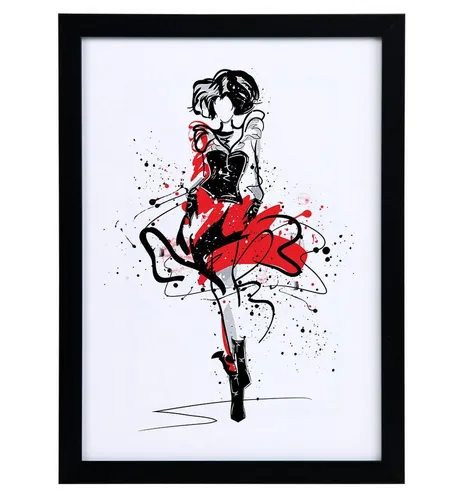 IDEAL TREND Bilderrahmen FlexiFrame Leichter Blockprofil Kunststoff Bilderrahmen mit Acrylglas