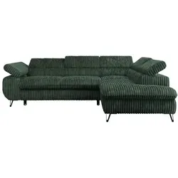 MKS MEBLE Ecksofa Cord Sofa Grün in grün von Möbel Kraft