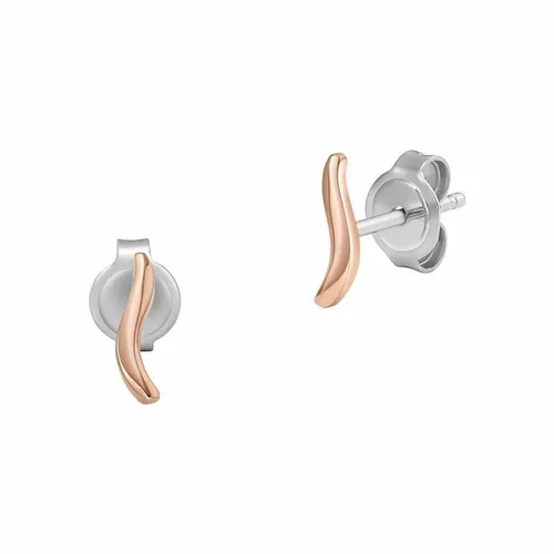 Minimalistische Bronze-Ohrringe Wave SKJ1783791