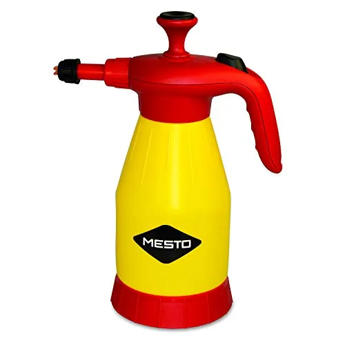 Mesto Drucksprüher Profi Plus 1,5 Liter - Hochleistungs Handsprüher - Gartenspinklergerät mit robuster FPM-Dichtung und leistungsstarker Kunststoffpumpe für bis zu 3 bar Druck. Ideal für Baugewerbe, Handwerk und Garten.