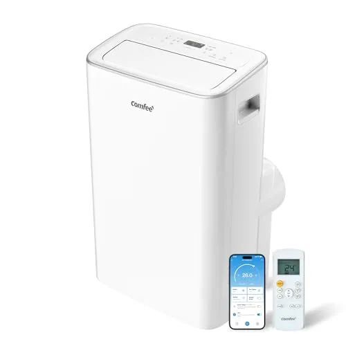 comfee 4-in-1-Klimagerät CPPXE-12HRN7 – Kühlen, Heizen, Entfeuchten und Ventilieren - Mobiles 4-in-1-Klimagerät für Räume bis 43m². Mit patentierter Kühltechnologie und energieeffizientem Betrieb. Ideal für angenehme Raumtemperaturen das ganze Jahr über.