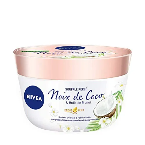 Nivea Creme-Öl, Soufflé-Behälter, Kokosnuss/Monoï-Öl, 200 ml, 1 Stück