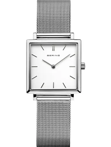Bering 18226-004 Damenuhr Classic 26mm - Elegante Damenuhr mit 3ATM Wasserdichtigkeit, ideal für den täglichen Gebrauch. Zeitloses Design in Silber mit Saphirglas und Edelstahlarmband.