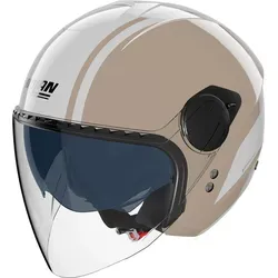 Nolan N20-2 Visor Dolce Vita Jethelm, beige, Größe M für Männer - Robuster Jethelm mit ultrabreitem, kratzfestem Visier für optimalen Schutz. Ideal für Männer, die Stil und Sicherheit vereinen möchten. Perfekt für den urbanen Einsatz.