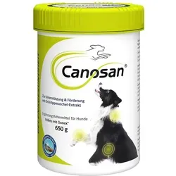 Canosan® Pellets für Hunde - Gelenkunterstützung mit Gonex® - Tiergesundheit: Canosan® Pellets unterstützen die Gelenke Ihres Hundes mit hochwertigem Gonex® Grünlippmuschel-Extrakt, ideal für eine dauerhafte Anwendung.