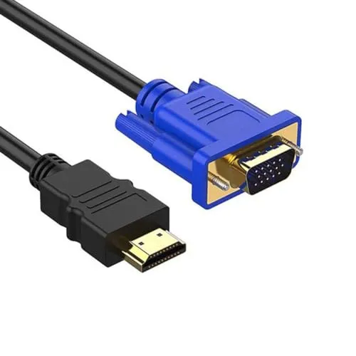 Bolwins J17S HDMI auf VGA Adapterkabel 1,8m – HDMI zu VGA Konverter für Computer, Laptop, PC, Monitor, Projektor, HDTV
