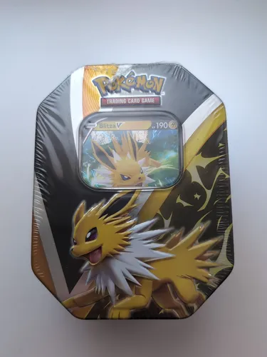 Pokemon TCG Tin-Box 97 Blitza V - Exklusive Collector's Edition - TCG OVP Displays mit limitierter Auflage, enthält exklusive Promokarten und ist perfekt für Sammler und Pokémon-Fans!