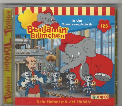 Benjamin Blümchen CD Folge 123 In der Spielzeugfabrik NEUWARE KIDDINX