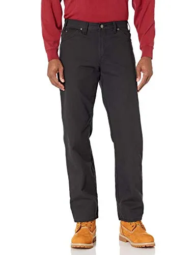 Dickies Herren Rlxdfit Duck Jeans, Rinsed Black, 34W / 30L