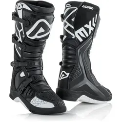 Acerbis X-Team Stiefel - Schwarz/Weiß - 40 EU - Motorradstiefel mit extrem leichtem, schnitt- und abriebfestem Obermaterial sowie innovativem Fersenschutz für maximalen Komfort und Sicherheit. Ideal für Cross-Fans!