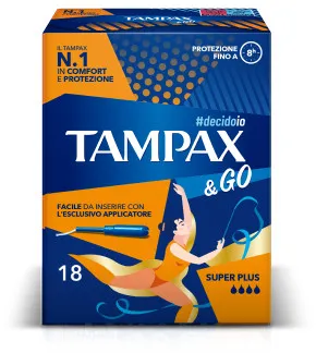 Tampax & Go Super Plus 18 Pezzi von FATER SpA