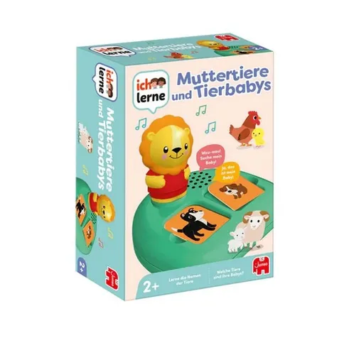 Jumbo Spiele Ich lerne Muttertiere und Tierbabys, Lernspiel