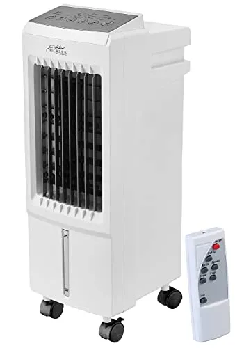 Sichler Haushaltsgeräte Kühlgerät: 3in1-Luftkühler, Luftbefeuchter, Ionisator, 12/230V, 5l, 20W, 250ml/h (Luftkühler 12V, Klima-Gerät, Zigarettenanzünder)
