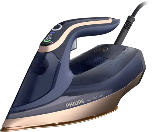 Philips Dampfbügeleisen DST8050 - 3000 W, SteamGlide Elite Bügelsohle, garantiert keine Brandflecken dank OptimalTEMP Technologie und 350 ml Wassertank