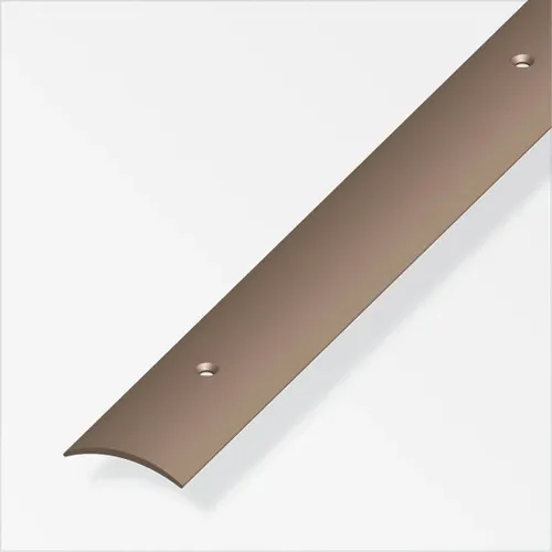 alfer Übergangsprofil 1 m, 30 x 5 mm PVC (Kunststoff) glatt braun, braun