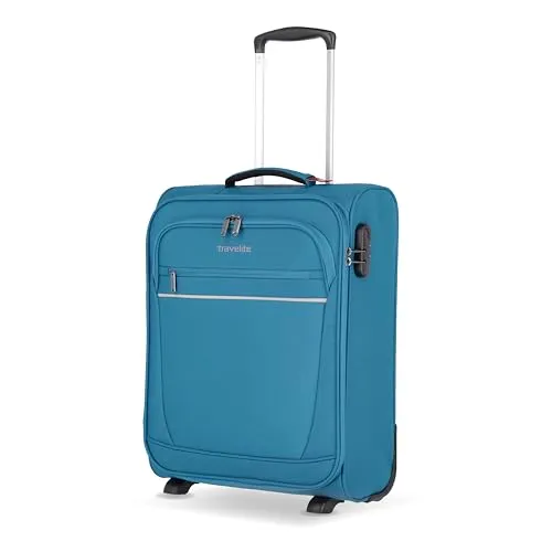 Travelite Bordtrolley Handgepäck Koffer 52 cm in türkis von travelite