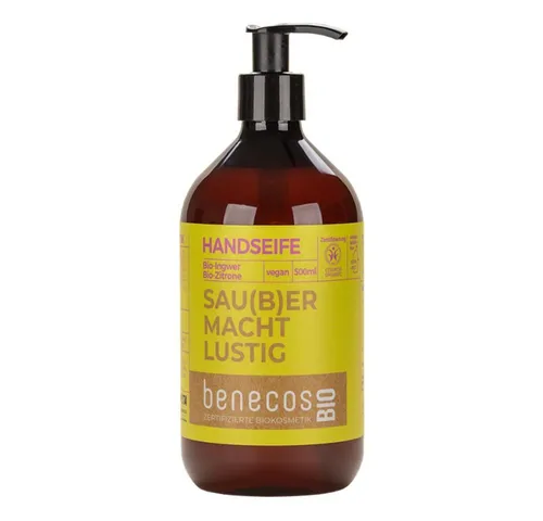 Benecos Handseife Ingwer Zitrone - Handseife 500ml