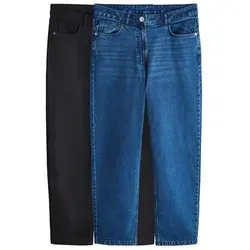 The Set Mom-Jeans 2er-Pack blau 28 von THE SET