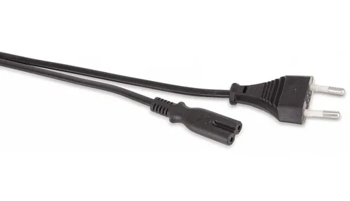 goobay Euro-Netzkabel, 3 m, schwarz