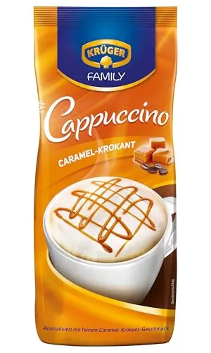 Krüger Kaffee Cappuccino Caramel-Krokant, 500g von Krüger