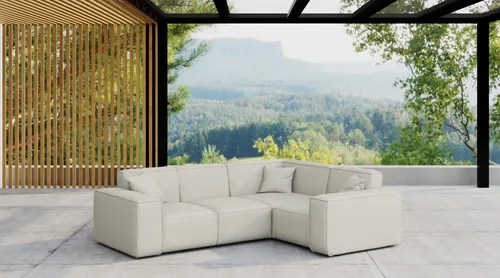 Kaiser Möbel MALIBU Ecksofa für Garten und Terrasse von Kaiser Möbel